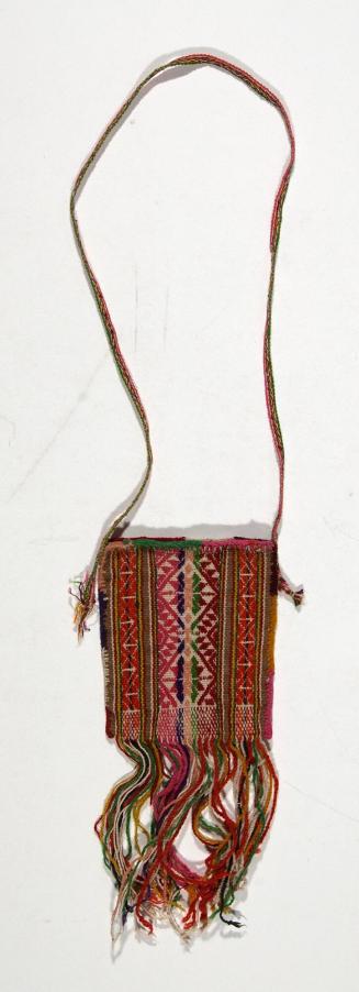 [Pouch with fringe]