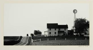Buggy, Farmhouse and Windmill, Lancaster, PA