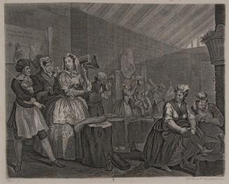 Scene in Bridewell, Plate 4 from The Harlot's Progress