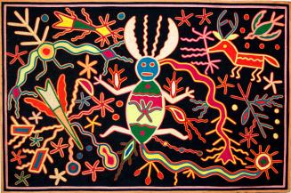 Huichol [represents history, to know how to listen to what the gods are saying]