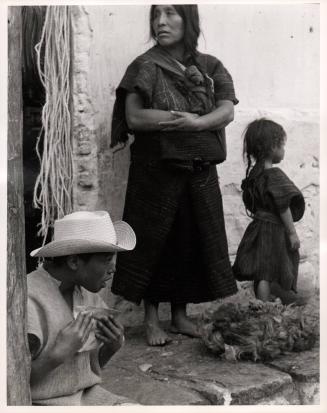 Indian Family San Cristobal Las Casas Chiapas Mexico 1969