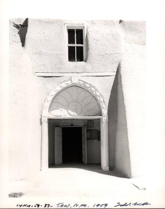 Taos, New Mexico (church entrance)