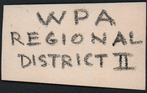 "Now would that be the Ohio Valley?" [small WPA sign that has come loose]