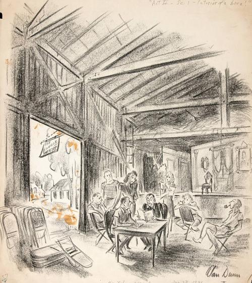 "...Scene 3: Interior of a barn."