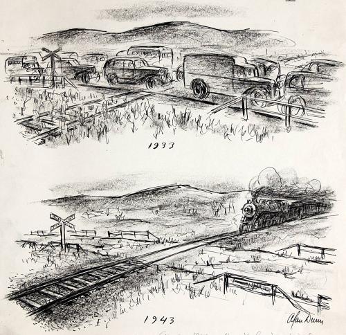 [1933 and 1943]