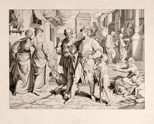 [Courtyard, Two Men Talking]