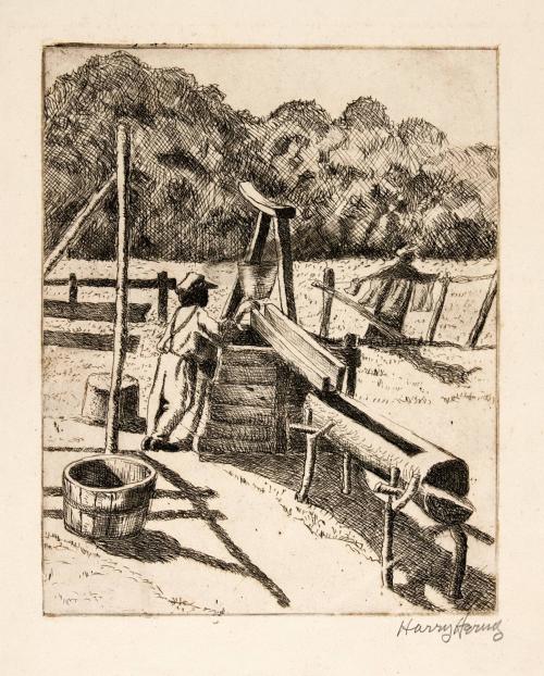 [Boy at well]