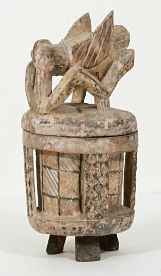 [Container with bird lid]