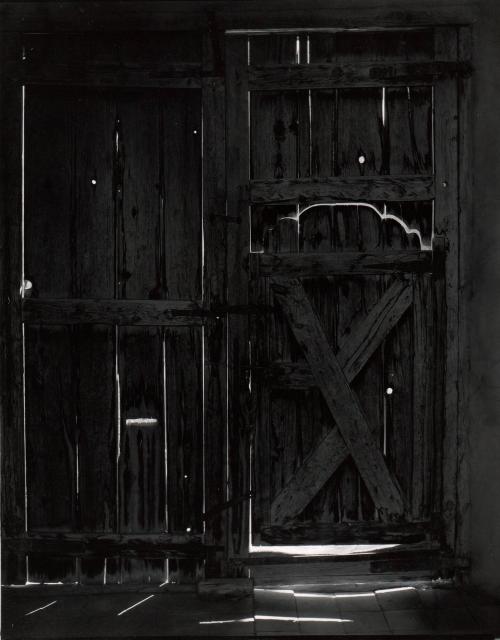 Patio Gate at Georgia O'Keeffe's Abiquiu House, New Mexico 1962