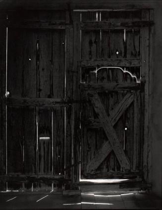 Patio Gate at Georgia O'Keeffe's Abiquiu House New Mexico 1962