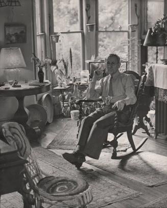 Lewis Hine at Home, Hastings-on-Hudson, New York