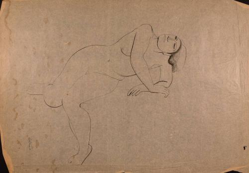 [Reclining nude woman]