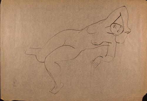 [Reclining nude woman]