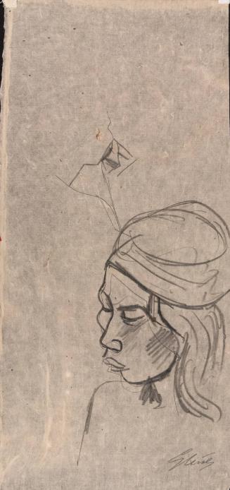 Study of Balinese head