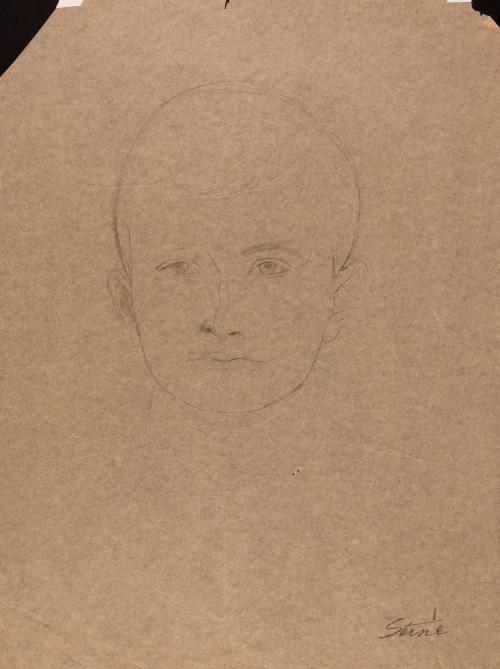 Head of a young boy