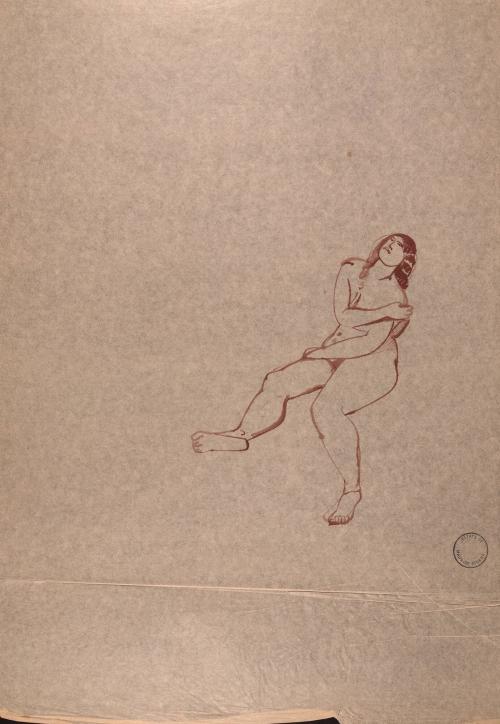 [Nude figure study]