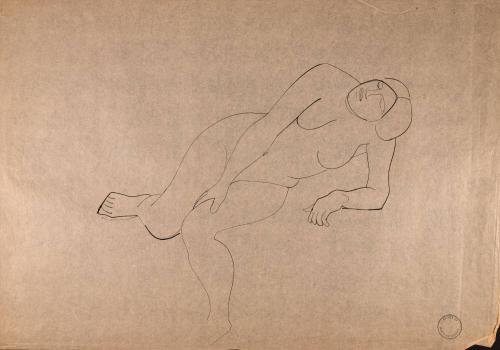 [Reclining nude woman]