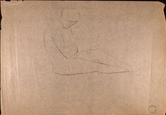 [Seated nude woman]