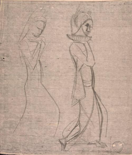 [Figure study of person walking]