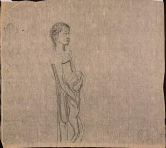 [Figure study of woman and child]