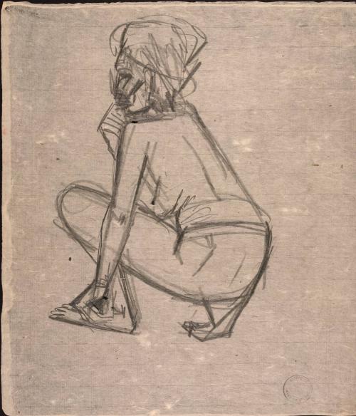 [Crouching figure]