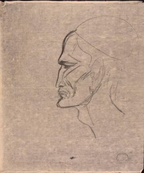 [Side profile of a man]