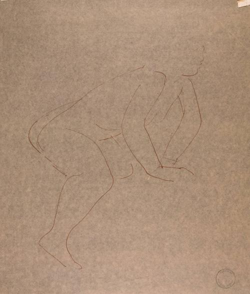 [Nude figure study]