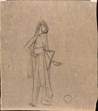 [Standing figure]