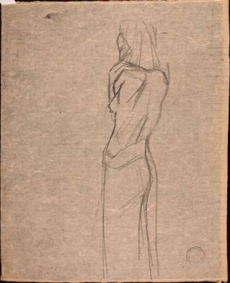[Figure study of woman's back]