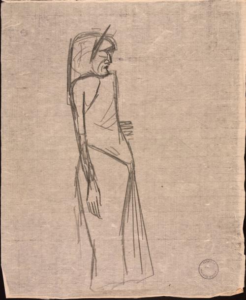 [Standing figure study]