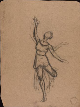 Study of a dancing woman