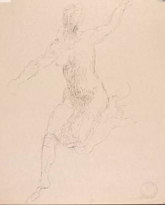 [Figure study in dance pose]