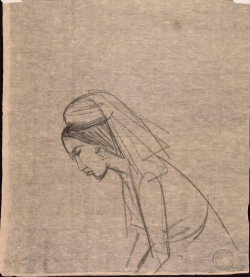 [Woman bent over]