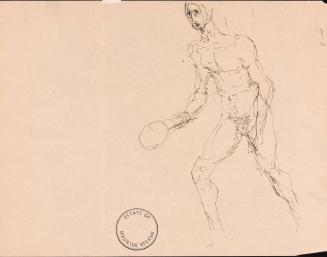 [Study of nude figure]