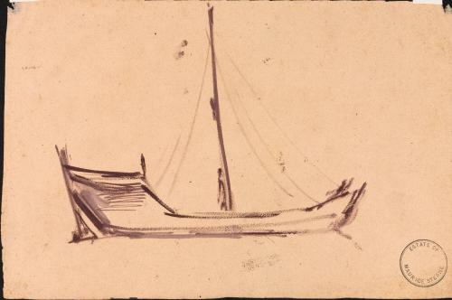 [Sketch of a boat]