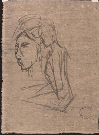 [Study of a woman's head]