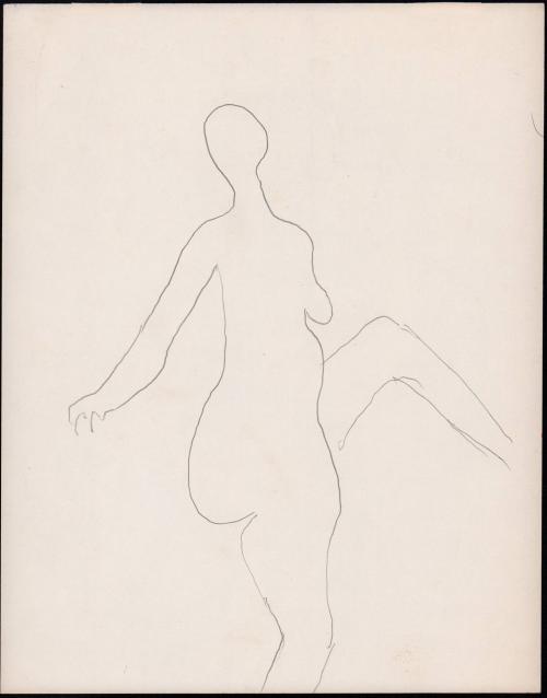 Outline of female figure