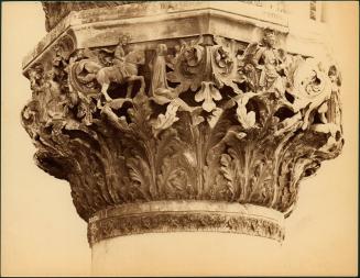 [2002 carving detail, equestrian, San Marco]