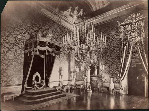 [Pitti Palace, throne room]