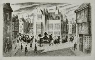 So through the narrow streets and winding city ways, went Anthony Chuzzlewit's funeral.