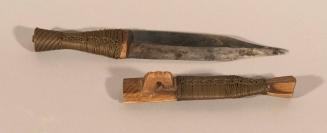 Small knife and scabbard