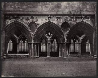 [Norwich Cathedral, the cloisters, detail]