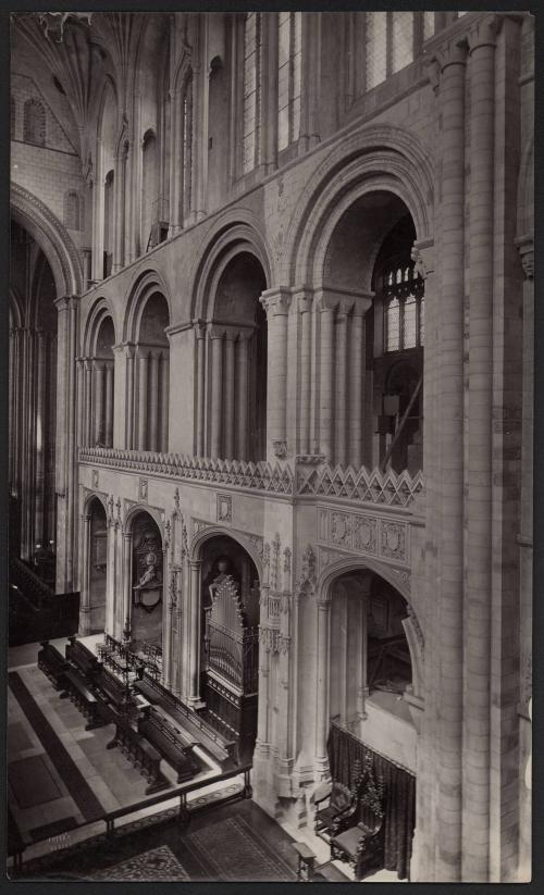 [Norwich Cathedral, interior detail]