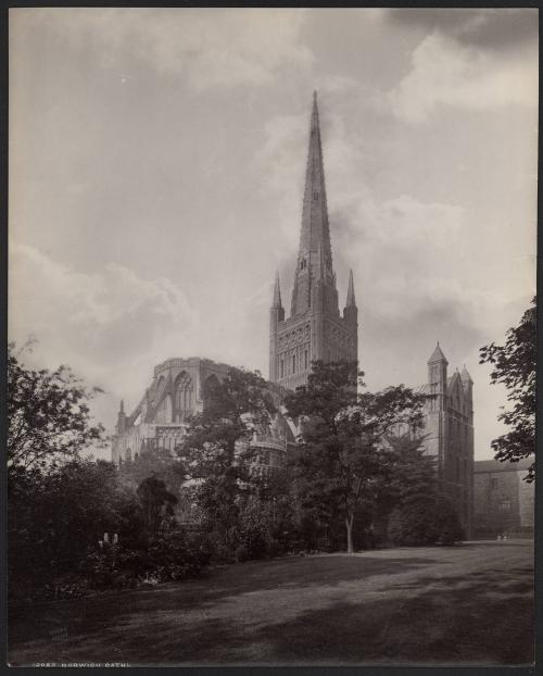 [Norwich Cathedral, steeple]