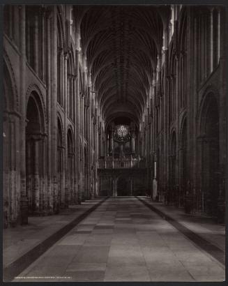 [Norwich Cathedral, nave east, interior view]