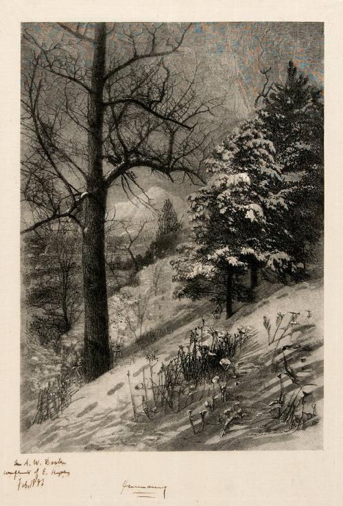 January (illus. for edition of Longfellow)