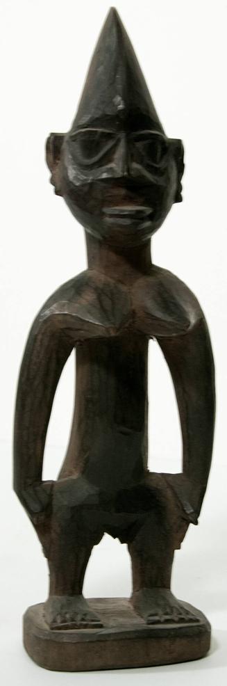 [Ibeji female figure]