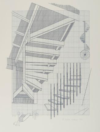 Staircase with Grid #2