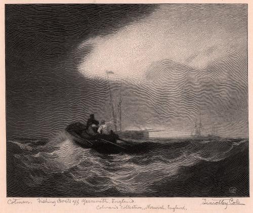 Fishing Boats Off Yarmouth, England (after Cotman)