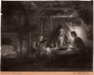 Philoman and Bauces (after Rembrandt)